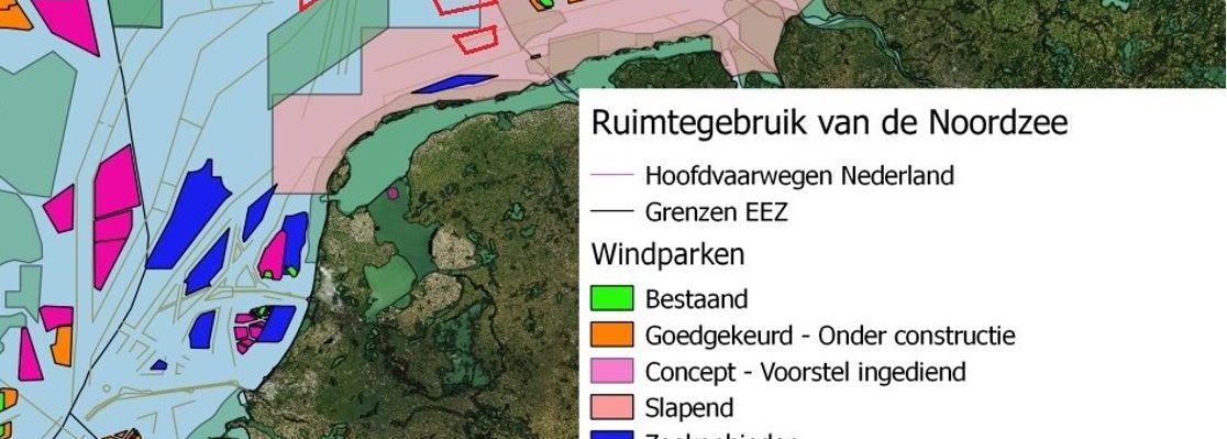 Ruimtegebruik Noordzee zoekgebieden Groningen