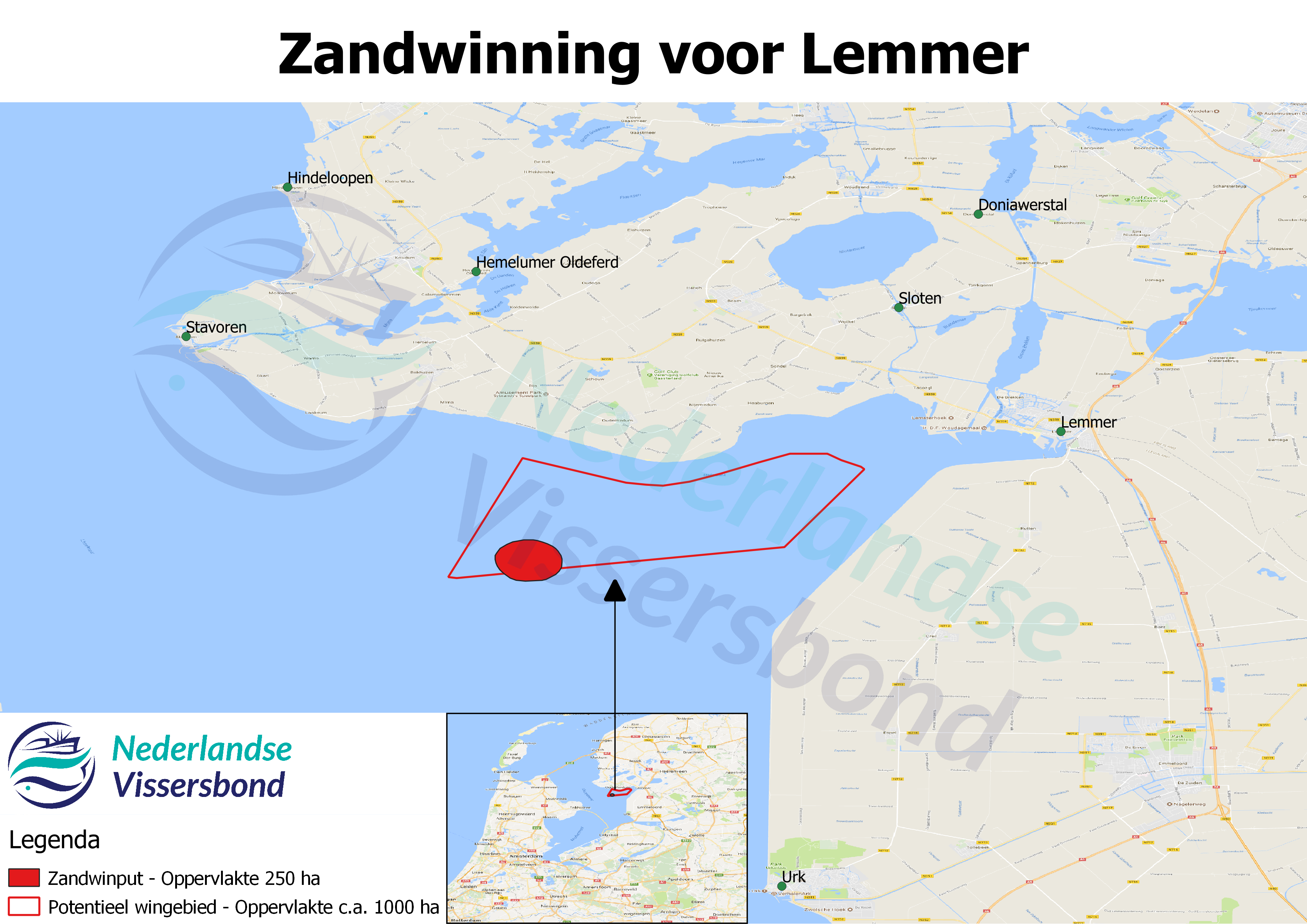 Zandwinning voor Lemmer