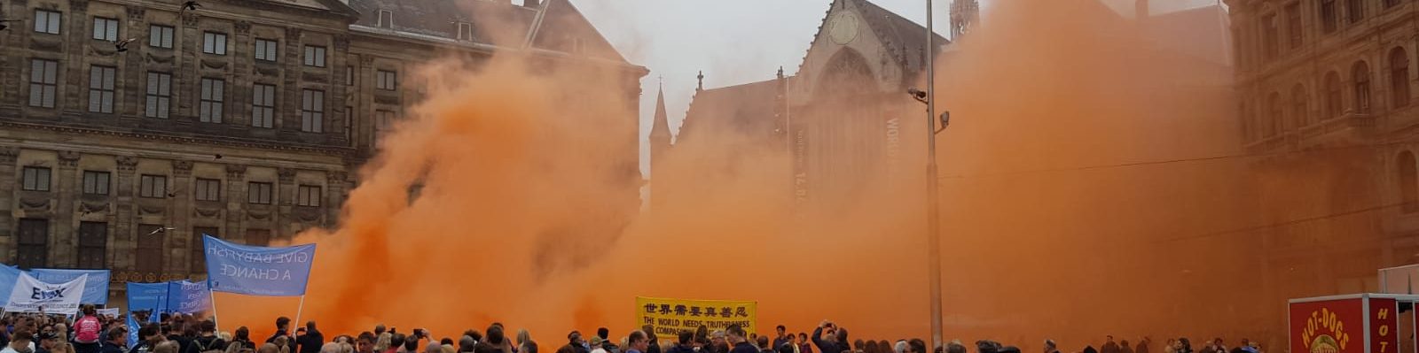 EMK-protest in Amsterdam (Foto's Johan - Durk)
