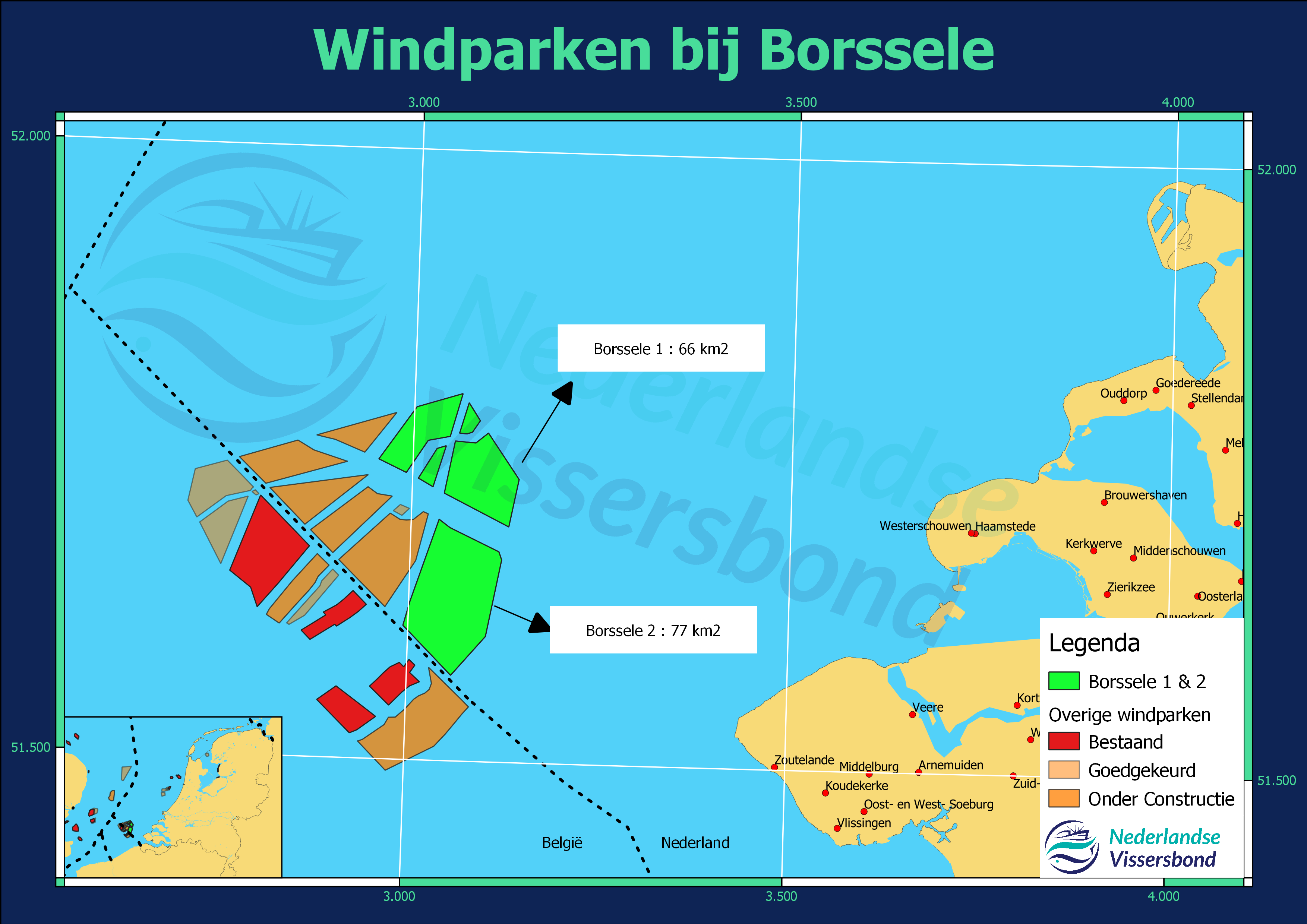 Windparken bij Borssele