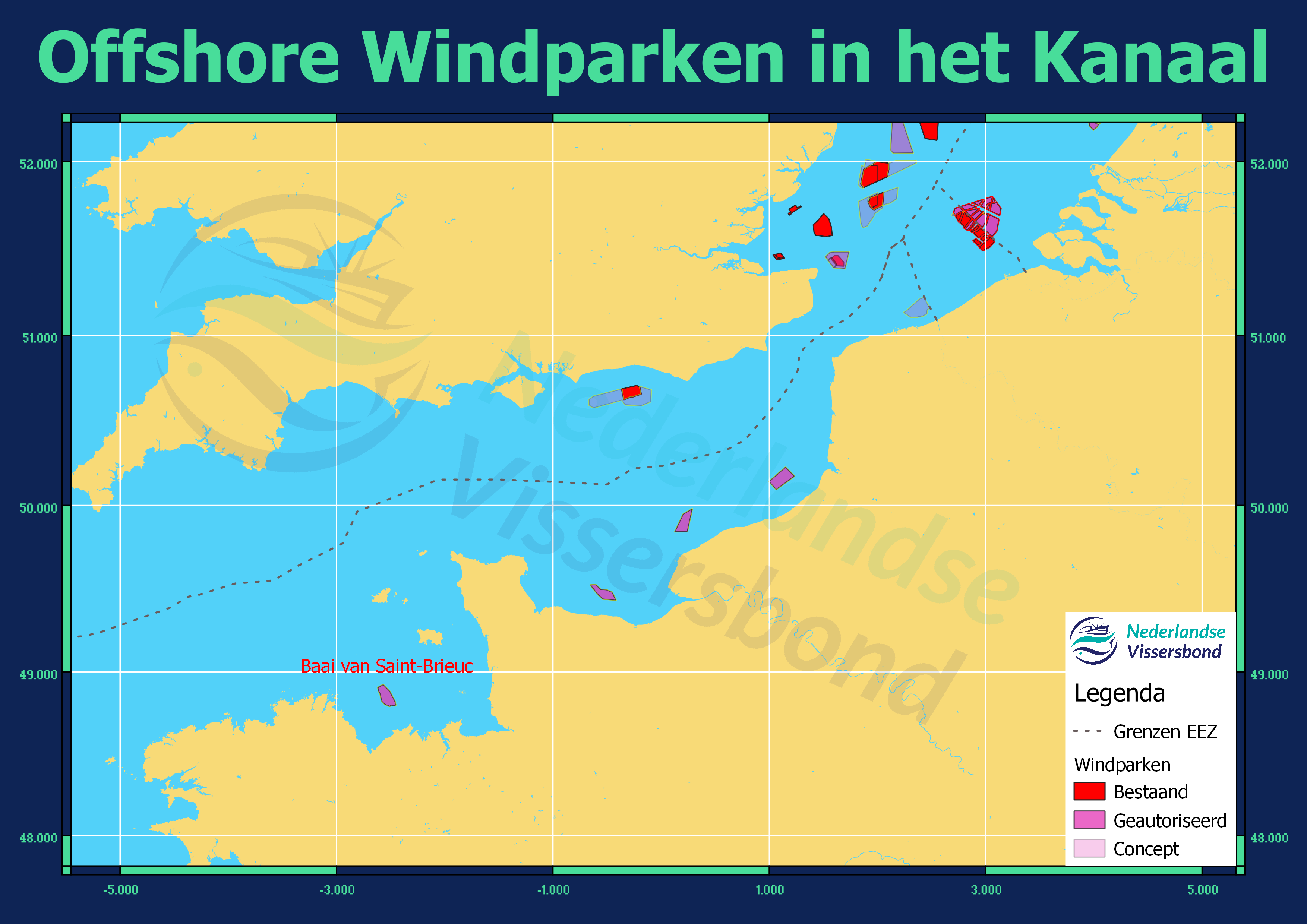 Offshore Windparken in het Kanaal