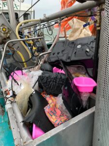 MSC Zoe afval visserij cleanup